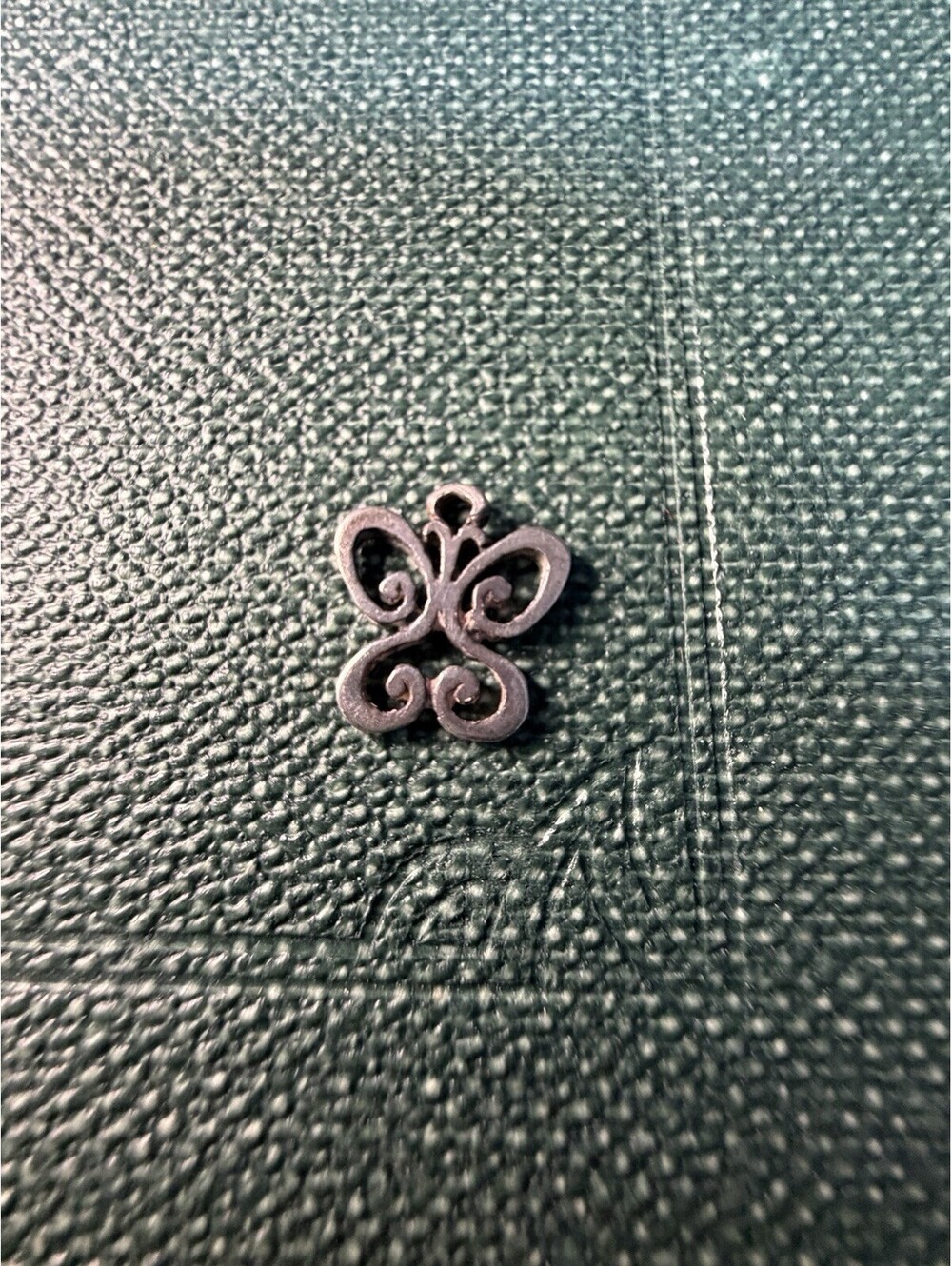 Sterling Silver Vintage Small & Dainty Butterfly Pendant.